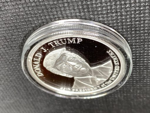 (新品) アメリカ「ドナルド・J・トランプ大統領」純銀 1オンス プルーフ メダル #5792 - 画像 (4)