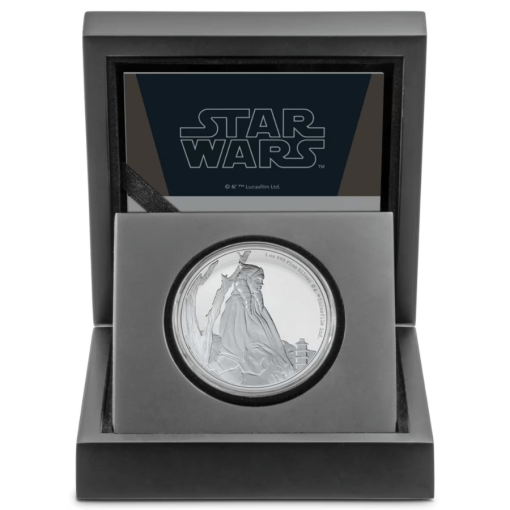 2022 (New) Niue Star Wars Mandalorian Classic Ahsoka Tano Silver 1 oz Proof Coin - Image 5