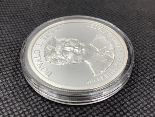 (New)「President Donald J. Trump」Silver 1 oz Proof Round #5595 - Image 4