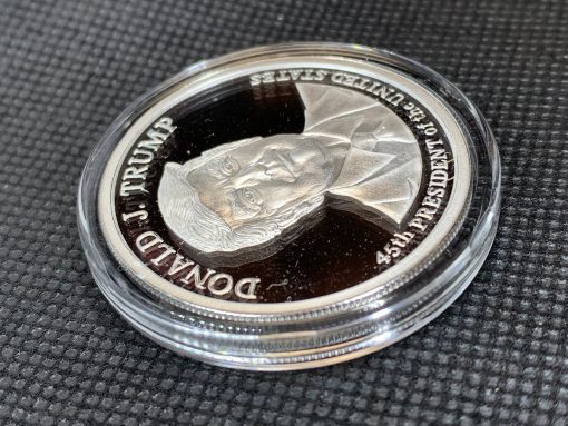 (新品) アメリカ「ドナルド・J・トランプ大統領」純銀 1オンス プルーフ メダル #5792 - 画像 (6)