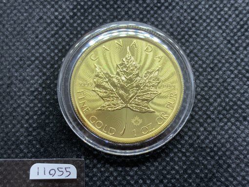 2025年 (新品) カナダ「メイプルリーフ」純金 1オンス 金貨 #11055