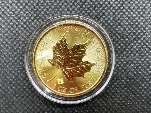 2025年 (新品) カナダ「メイプルリーフ」純金 1オンス 金貨 #11055 - 画像 (3)