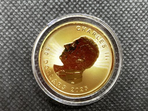 2025年 (新品) カナダ「メイプルリーフ」純金 1オンス 金貨 #11055 - 画像 (4)