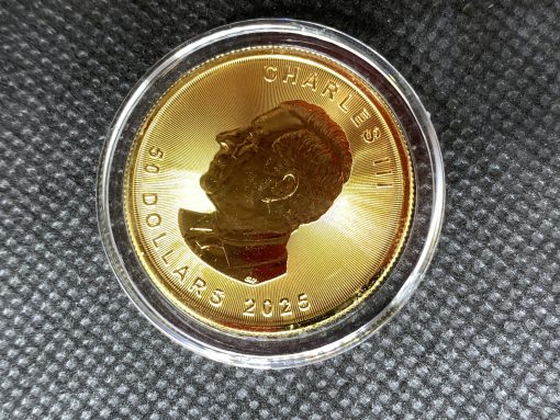 2025年 (新品) カナダ「メイプルリーフ」純金 1オンス 金貨 #11056 - 画像 (4)