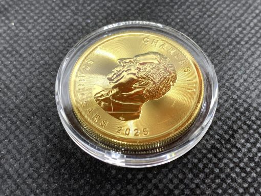 2025年 (新品) カナダ「メイプルリーフ」純金 1オンス 金貨 #11056 - 画像 (6)