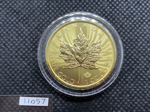 2025年 (新品) カナダ「メイプルリーフ」純金 1オンス 金貨 #11057