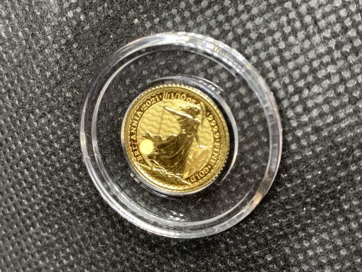 2021年 (新品) イギリス「ブリタニア」純金 1/10オンス 金貨 #11106 - 画像 (3)