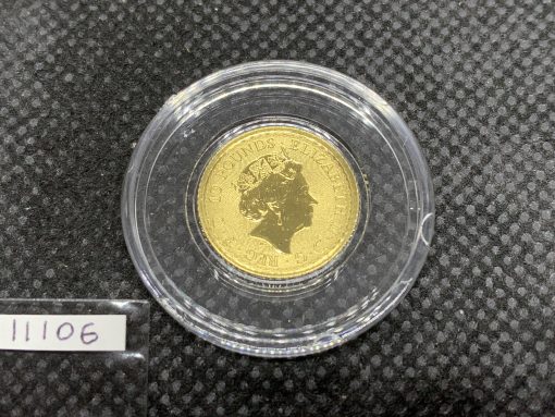 2021年 (新品) イギリス「ブリタニア」純金 1/10オンス 金貨 #11106 - 画像 (2)