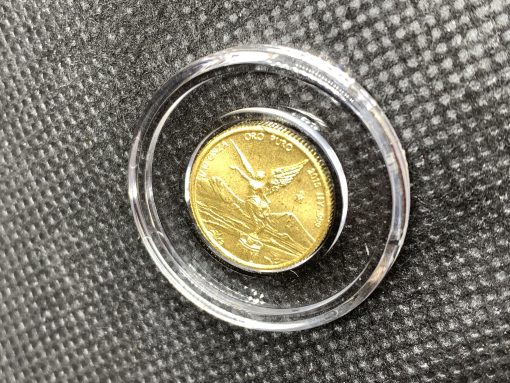 2015年 (新品) メキシコ「リベルタッド」純金 1/10オンス 金貨 #18029 - 画像 (3)