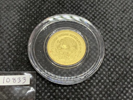2015年 (新品) メキシコ「リベルタッド」純金 1/10オンス 金貨 #18034 - 画像 (4)