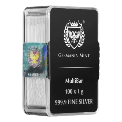 (新品) ポーランド ゲルマニア 純銀 1グラム マルチバー【100枚】