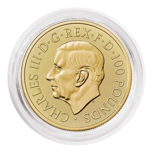 2025 (New) Great Britain The Royal Tudor Beast Greyhound of Richmond Gold 1 oz Coin - Image 6