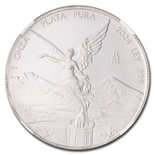 2024 (New) Mexico Libertad Silver 1 oz Coin NGC MS70 (First Release) - Image 2