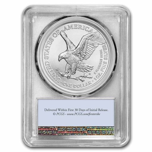 2021 (New) American Eagle Walking Liberty Silver 1 oz Coin PCGS MS70 (FirstStrike)【Type 2】 - Image 2