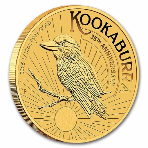 2025 (New) Australia Kookaburra Gold 1/10 oz Coin - Image 3