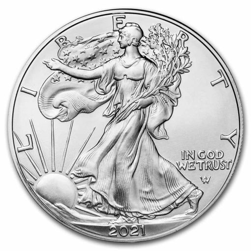 2021 (New) American Eagle Walking Liberty Silver 1 oz Coin PCGS MS70 (FirstStrike)【Type 2】 - Image 3