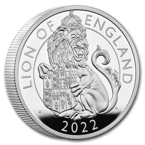 2022 (New) Great Britain The Royal Tudor The Lion of England Silver 2 oz Proof Coin - Image 4