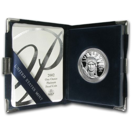 2002 (New) American Eagle Walking Liberty Platinum 1 oz Proof Coin