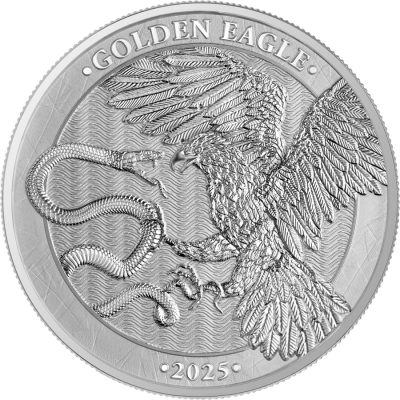 2025年 (新品) マルタ「ゴールデンイーグル」純銀 1オンス 銀貨