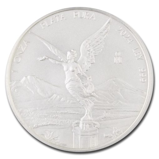 2024 (New) Mexico Libertad Silver 1 oz Coin PCGS MS70 (First Day of Issue) - Image 2