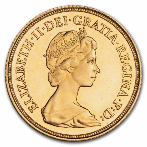 1983 (New) Great Britain Sovereign 91.67％ Gold Proof Coin - Image 2