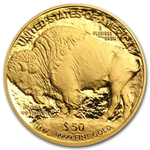 2007年 (新品) アメリカ「バッファロー」純金 1オンス プルーフ 金貨 - 画像 (3)