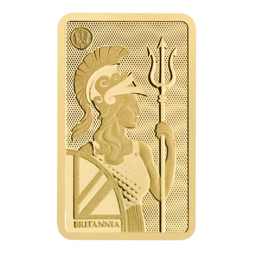 (新品) イギリス「ブリタニア」純金 1グラム バー (CertiCard®) - 画像 (3)